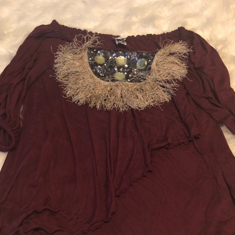 M by Missoni Embellished Tunic